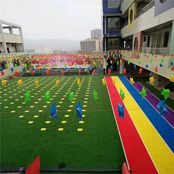 Outdoors Fake Grass Outdoors Fake Grass For Sports , Kindergarten Sport Grass